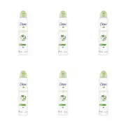6PK Dove 127g/220ml Antiperspirant Advanced Care Go Fresh Cucumber/Green Tea