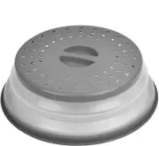 Microwave Plate Cover 10.5'' Round Vented Collapsible Splatter Proof With Eas...