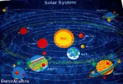 3x5 Educational Rug Solar System Universe Planetary Star Planet Kid School New