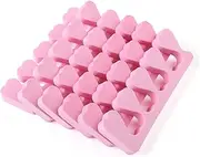 Gogogmee 20 Pairs Nail Spacers for Finger Toe Separation Essential Nail Art Tools for Manicure Random Colors Comfortable Easy to Use for Fresh Polish Protection Random Color