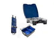 Kings Single Burner Gas Stove + Plus Hanging Camp Caddy + Plus Clear Top Canvas Bag - Large