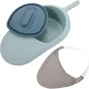 Mikinona Lidded Portable Bedpan Urinal for Elderly and Disabled Durable Plastic Toilet for Home Car Camping Lightweight Compact Design Smooth Edges Easy to Clean