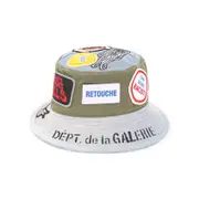 [Gallery Dept.] Gallery Dept.-Light Blue Galerie Cotton Bucket Hat-Uomo OS OS