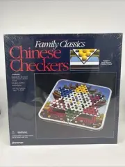Vintage Chinese Checkers Game Board Pressman 90s Steel Metal Board NEW