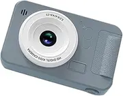 Veulrn 4K Digital Camera High-Definition Photography CCD Travel Selfie Entry-Level Small Students Campus Selfie Camera Silvery