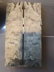Stabilized Spalted Maple Knife Scales #19