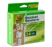 Duck Brand Socket Sealers Variety Pack, 16 Outlet Sealers and 6 Switch Plates, 2