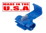 500 PCS - BLUE QUICK SPLICE WIRE CONNECTORS ELECTRICAL TERMINALS 18-14 GAUGE USA