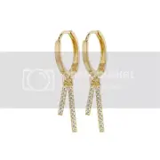 Drop Earrings Yellow Gold