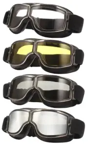 Retro Pilot Motorcycle Goggles Helmet ATV Bike Motocross Glasses Helmet Protect