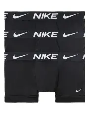 [Nike] Essential Micro Trunks 3 Pack in Black