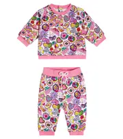 [Marc Jacobs Kids] Marc Jacobs Kids Baby cotton sweatshirt and sweatpants set M 3 pink