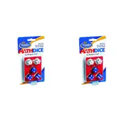 2x ThinkFun Math Dice STEM And Creative Thinking Family Game Kids/Children 8y+