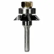 Carbitool 15-DEGREE BEVEL TCT ROUTER BIT W.BEARING TA19445B 1/4″ Shank, 4-Flute