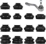 Ball Joint Boot, 14 Pcs Universal Multipack Ball Joint Rubber Dust Boot Covers Track Rod End Set Kit, Rubber Tie Rod End Ball Joint Dust Boots Dust Cover Boot Gaiters
