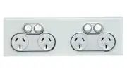 CLIPSAL SATURN 4025H2-OM - 10A 4 Gang Power Point - Ocean Mist