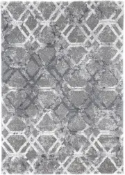 Yuzil Cicero Lattice Blue Rug