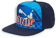 [Bioworld] Sonic The Hedgehog Running Kids Snapback Cap Black, Black, One size