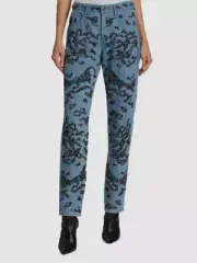 $395 Rag & Bone Women's Blue Rosa Camo-Sequined Boyfriend Jeans Pants Size 24
