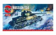Airfix 1/76 Scale WWII Russian T-34 Tank Plastic Model Kit 1316 NEW