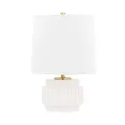 Mitzi Kalani 1 Light Table Lamp, Matte White - HL452201-MW