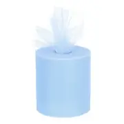 200 Yards Tulle Ribbon Rolls Netting Fabric Spools 6 Inch Sapphire Blue