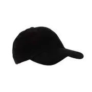 WOMEN’S TIME and TRU BLACK CORDUROY BASEBALL CAP HAT ADJUSTABLE ONE SIZE