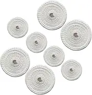 GLEAVI 8Pcs Meat Netting Roll Professional Ham Sock for Sausage Pork Beef Poultry Kitchen Twine for Curing Trussing and Storage