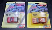 2pc Early Micro Scalextric HO Slot Car FRONTERA SPORT v.s. ALFA ROMEO RALLY #1