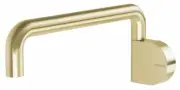 Phoenix DESIGNER ROUND BATH OUTLET 230mm Swivel Spout, Brass BRUSHED GOLD