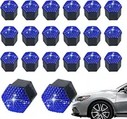 Wheel Nut Covers,Car Tire Shining Bolt Cover Set of 20 - Wheel Nut Caps Decoration for Car, Rim Protector for Vehicles Van Truck Tractor