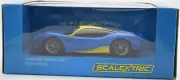 Scalextric Blue & Yellow Rasio C-20 DPR 1/32 Scale Slot Car C4141