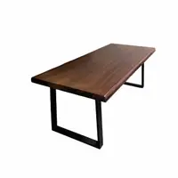 在飛比找momo購物網優惠-【固得家俬】紫檀木191cm-自然邊萬用實木桌組(會議桌 餐