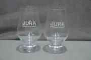 2x Jura Single Malt Whisky Nosing Tasting Glencairn Glass Christmas Gift New