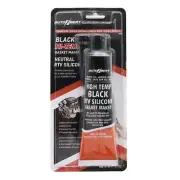 High Temperature Black Gasket Maker RTV Silicone Sealant 3.7oz 105g