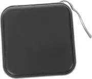 PLAFOPE CD DVD Storage Organizer Bag Slots Durable Zippered Pouch for Disc Protection High Grade CD Wallet for Home and Car Use Stylish Design