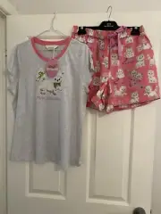 Peter Alexander Ladies Pyjama Set Vintage Kitten Large