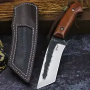BA-KOR (USA) 9CR18MOV Steel Full Tang Multi-Purpose Knife, Jungle Hunting Knife,