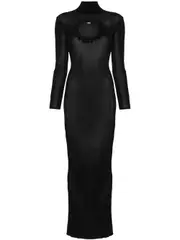 [Christopher Kane X Self Portrait] Christopher Kane X Self Portrait-Abito Lungo In Maglia Con Dettagli Cut-Out-Donna S