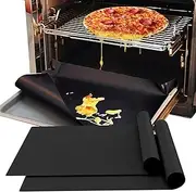Demiwise 2 Pack Oven Liners for Bottom of Oven, 16x24 Inch Non-Stick Thick Teflon Oven Mats for Bottom of Oven, Prevent Gunk Spillovers, Odorles, BPA and PFOA Free Reusable Easy to Clean Oven
