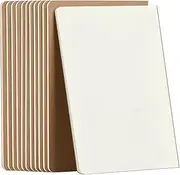 ZCZN 12 Pack A5 Kraft Notebook, Blank Notebooks for Sketching Drawing, Writing, Doodling, 60 Pages/30 Sheets