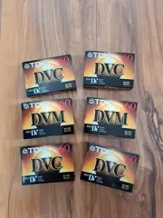 6 New TDK DVC 60 Mini Digital Video Cassettes, Factory Sealed