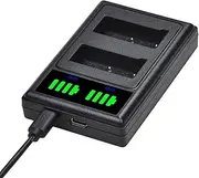 LP-E17 LPE17 LP E17 LED Dual USB Charger for Canon EOS R8 RP R50 200D 250D M3 M5 M6 750D 760D T6s 800D T8i