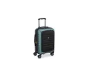 Delsey Paris Shadow 5.0 Front Loader 55cm EXP Cabin Suitcase Green