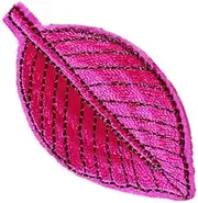 Hohopeti 12pcs Assorted Leaves Embroidered Sewing Patches Decorative Appliques for Clothing Bags and Crafts for DIY Projects and Mending Worn Items
