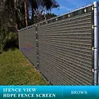 Ifenceview 23 FT Wide Brown Fence Privacy Screen Patio Top Sun Shade Cover Cloth