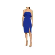 AIDAN BY AIDAN MATTOX Ruffled Strapless Dress, Size 0