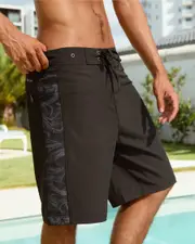 [Salty Life] Salty Life Men's Creatures Board Shorts in Black Size 36 36 Black