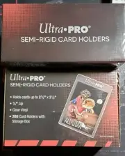 (50) Ultra-Pro Semi Rigid Trading Card Holders - Grading Submissions PSA BGS CGC