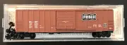 Micro-Trains N scale SLSF Frisco 50’ Boxcar, #25270, Rd #42466. NIB
